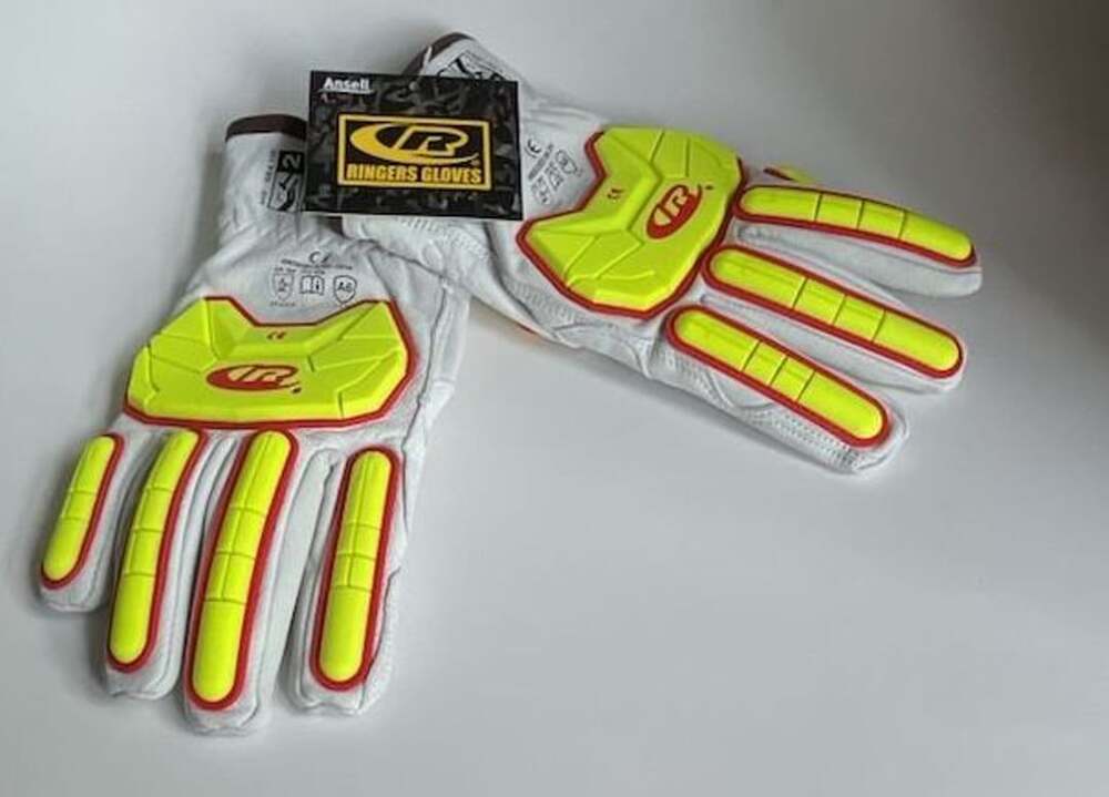 Ringers Gloves 667 R-Hide Goatskin Leather Impact Protection Work Gloves
